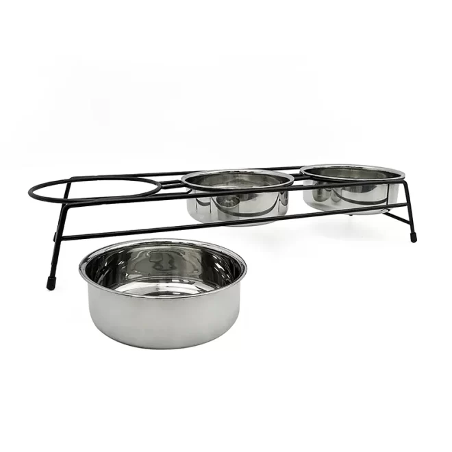 Wholesale 3 Bowls Dog Feeder-PA901