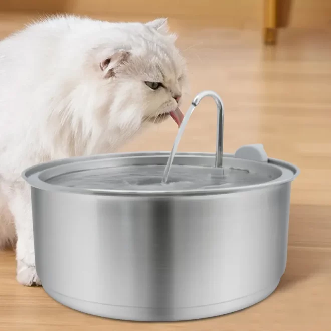 OEM Stainless Steel Pet Drinking Fountain (3)