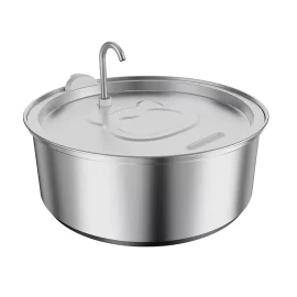 OEM Stainless Steel Pet Drinking Fountain 8L with USB Charge Triple Filtration-YSJ802